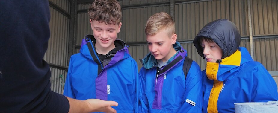 Wild Fisheries Fund with Loch Lomond Fisheries Trust youth outreach farm visit